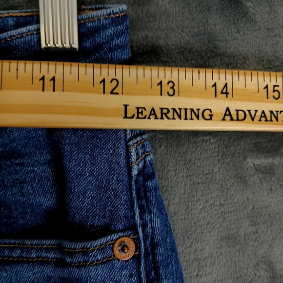 American Eagle Jeans Womens 00 Short Blue Mom Jean High Rise Stretch Denim - Picture 3 of 11